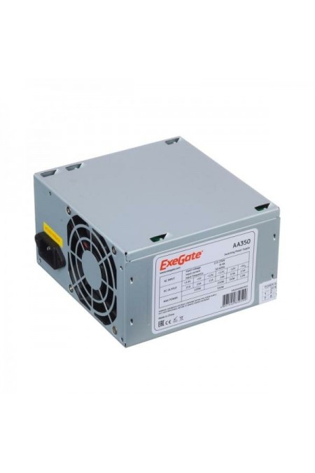 Блок питания ExeGate AA350 350W (EX253681RUS) (серебристый) 