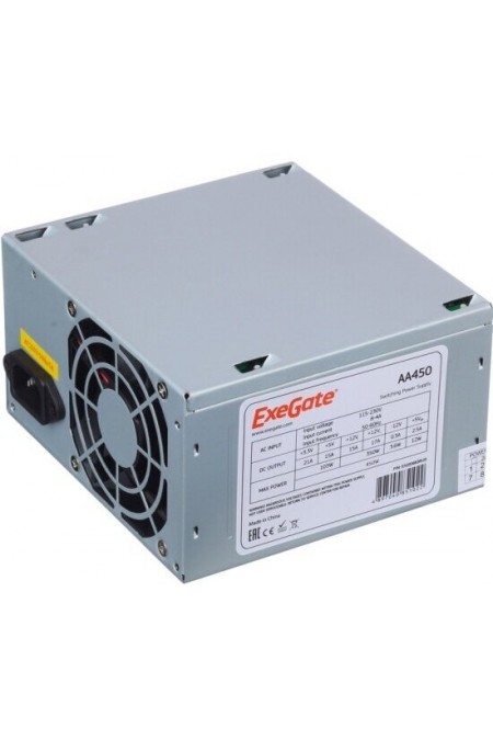 Блок питания ExeGate AA450 450W (EX284689RUS) (черный) 