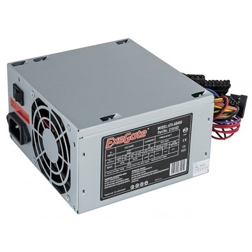 Блок питания ExeGate AB400 400W (EX219183RUS-S) (серый) 