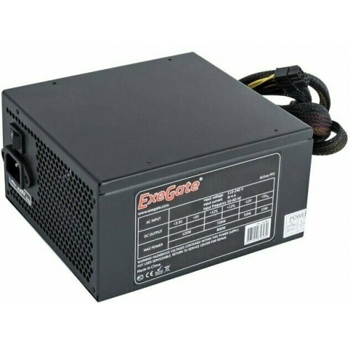 Блок питания ExeGate ATX-850PPX 850W (EX259613RUS) (черный) 