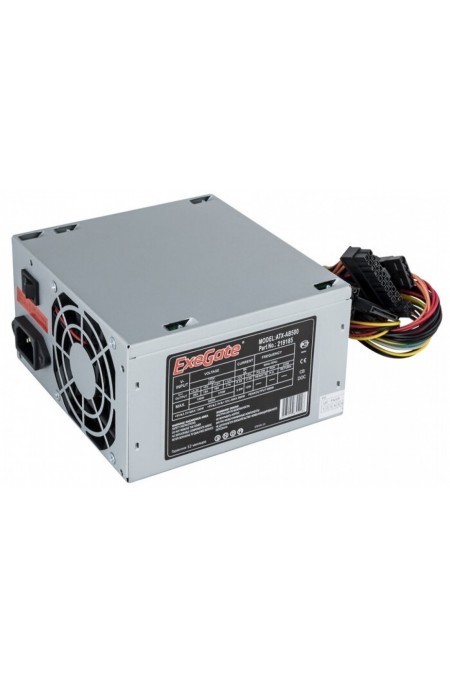 Блок питания ExeGate ATX-AB500 500W (EX219185RUS) (серый) 