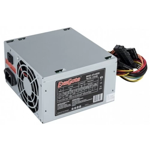 Блок питания ExeGate ATX-AB500 500W (EX219185RUS) (серый) 