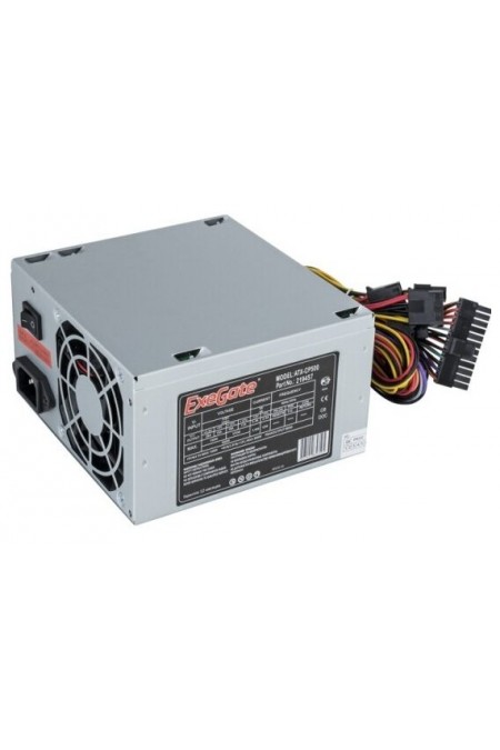 Блок питания ExeGate ATX-CP500 500W (EX219457RUS-S) (серебристый) 