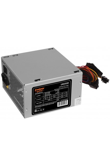 Блок питания ExeGate UNS500 500W (ES261569RUS) (серый) 