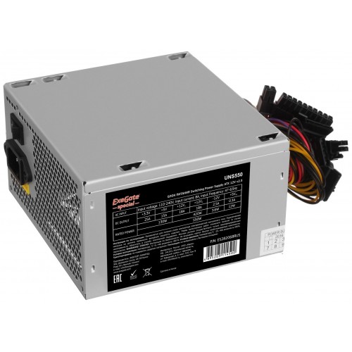 Блок питания ExeGate UNS550 550W (ES282068RUS) (серый) 6