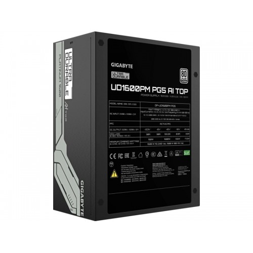 Блок питания Gigabyte ATX 1600W (GP-UD1600PM PG5) (черный) 3