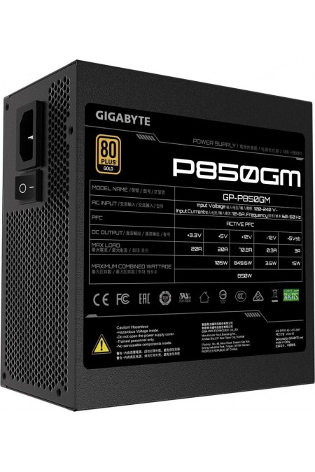 Блок питания Gigabyte GP-P850GM 850W (черный) 4