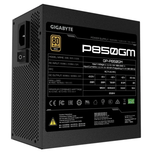 Блок питания Gigabyte GP-P850GM 850W (черный) 8