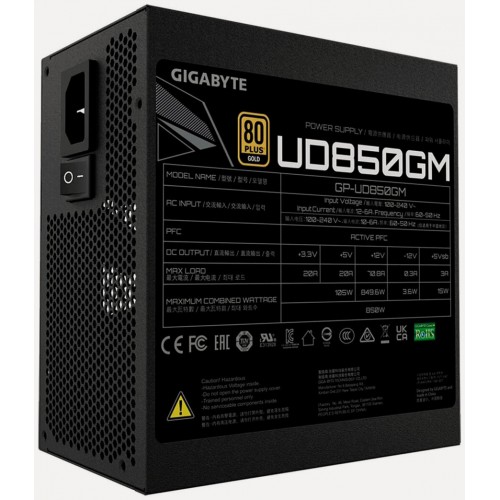 Блок питания GIGABYTE GP-UD850GM 850W (28200-U85GP-2EUR) (черный) 5