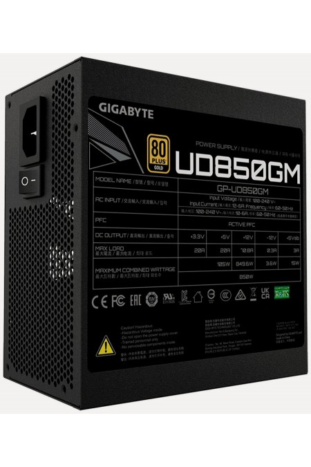 Блок питания GIGABYTE GP-UD850GM PG5 V2 850W (черный) 2