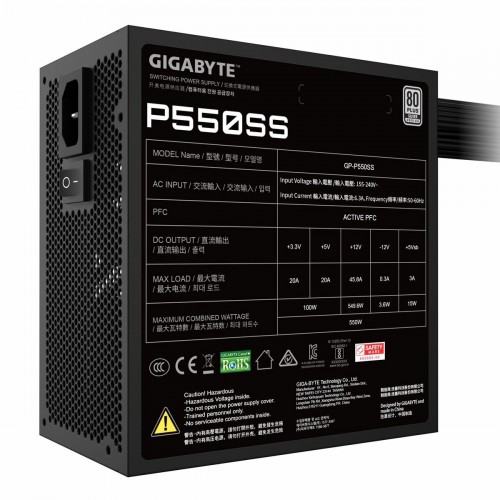Блок питания Gigabyte P550SS 550W (черный) 6