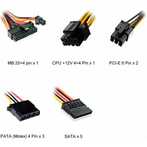 Блок питания Powerman PM-500 80 Plus 500W (6118742) (серый) 3