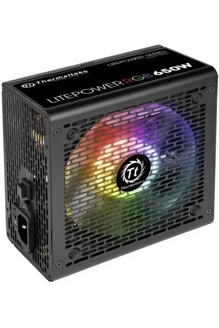 Блок питания Thermaltake Litepower RGB 650W (230V) (PS-LTP-0650NHSANE-1) (черный) 
