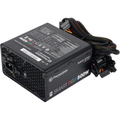 Блок питания Thermaltake Smart RGB 500W (230V) (PS-SPR-0500NHSAWE-1) (черный) 8
