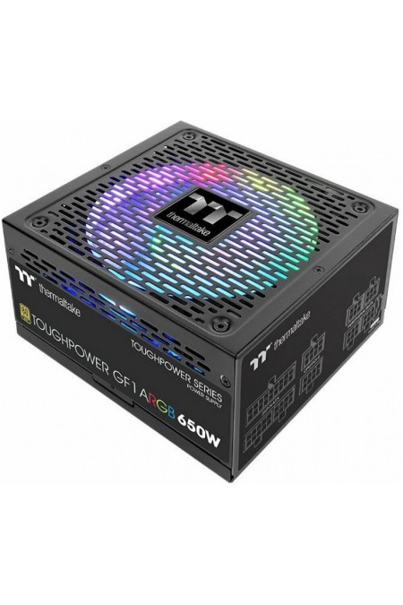 Блок питания Thermaltake Toughpower GF1 ARGB Gold 650W (PS-TPD-0650F3FAGE-1) (черный) 