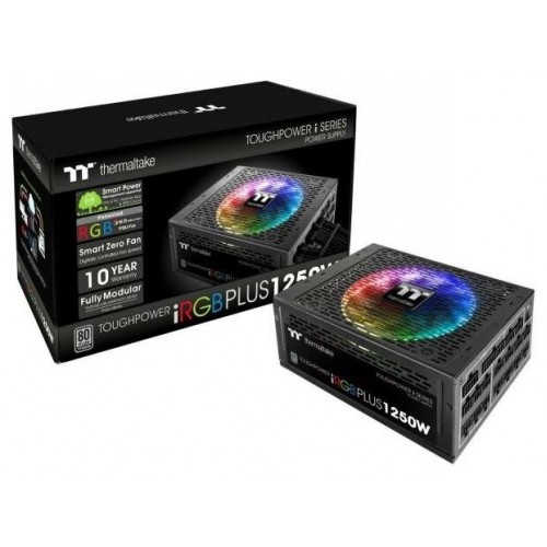 Блок питания Thermaltake Toughpower iRGB PLUS Titanium PS-TPI-1250F3FDTE-1 (1250W) (черный) 8