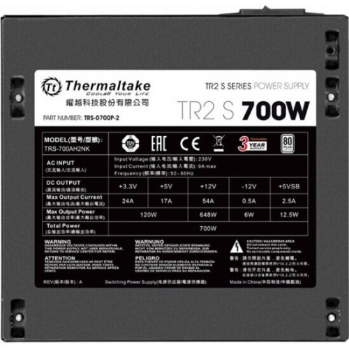 Блок питания Thermaltake TR2 S 700W (PS-TRS-0700NPCWEU-2) (черный) 1