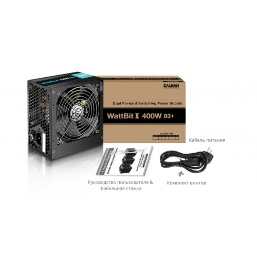 Блок питания Zalman Wattbit II ZM400-XEII 400W (черный) 3