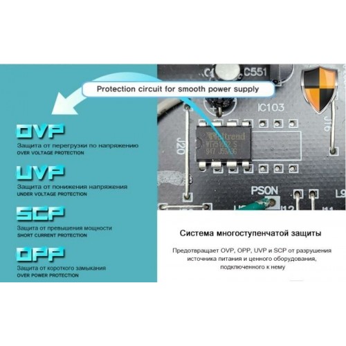 Блок питания Zalman Wattbit II ZM500-XEII 500W (черный) 6