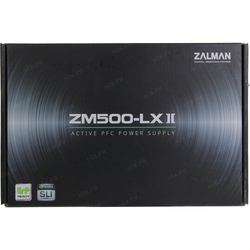 Блок питания Zalman ZM500-LXII 500W (черный) 2