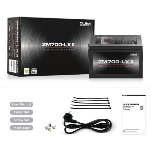 Блок питания Zalman ZM700-LXII 700W (черный) 3