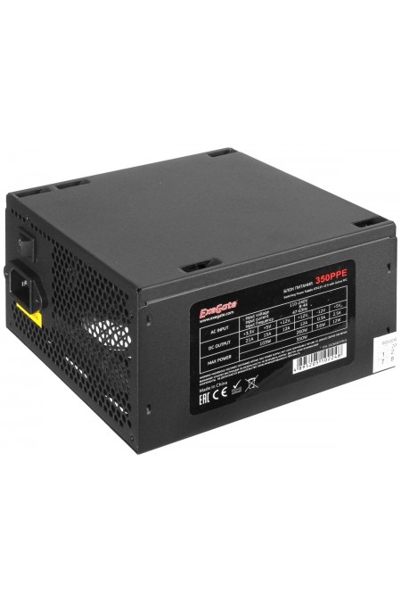 Блок питания ExeGate 350PPE 350W (EX260637RUS) (черный) 1