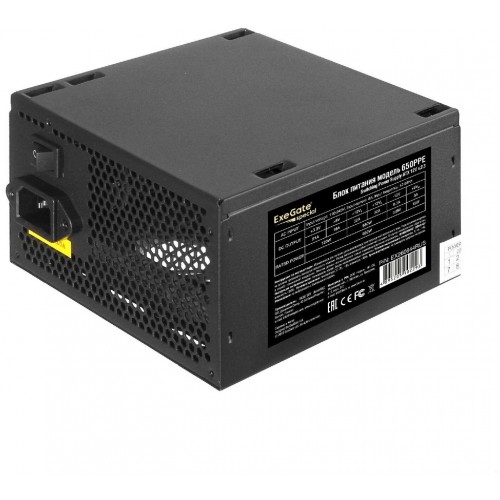 Блок питания ExeGate 650PPE 650W (EX260644RUS-S) (черный) 
