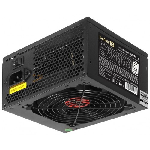 Блок питания ExeGate 500PPH-LT 80 PLUS 500W BOX (EX282040RUS) (черный) 4