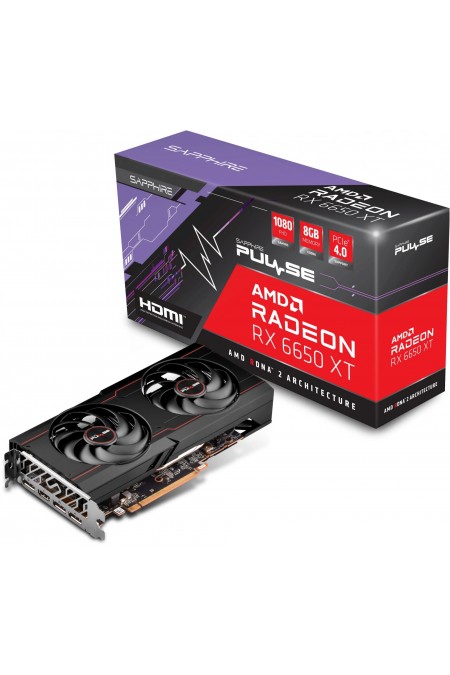 Видеокарта Sapphire AMD Radeon RX 6650 XT PULSE Gaming OC 8GB (11319-07-20G), Retail 6
