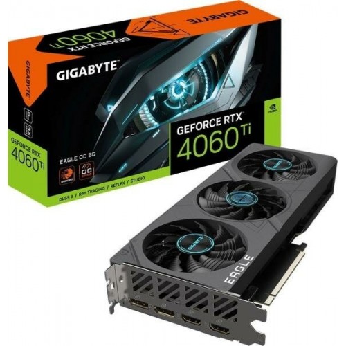 Видеокарта GIGABYTE GeForce RTX 4060 Ti EAGLE 8GB (GV-N406TEAGLE 8GD), Retail 1