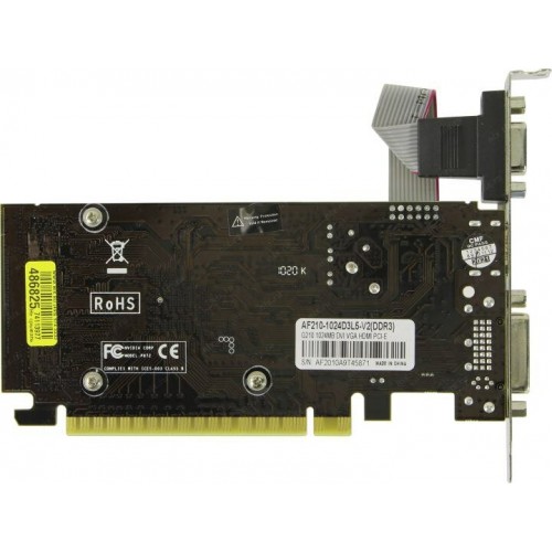 Видеокарта AFOX GeForce 210 1GB (AF210-1024D3L5-V2), Retail 6