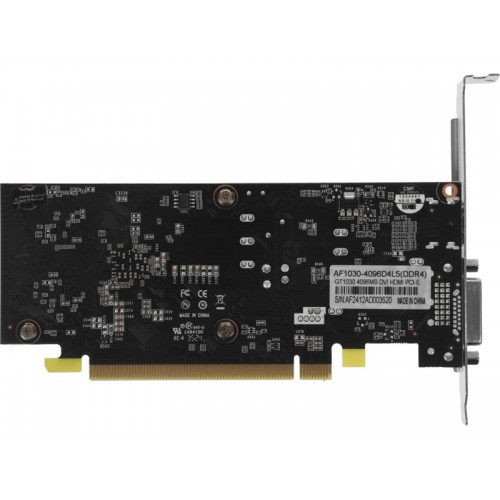 Видеокарта AFOX GeForce GT 1030 4GB (AF1030-4096D4L5), Retail 4