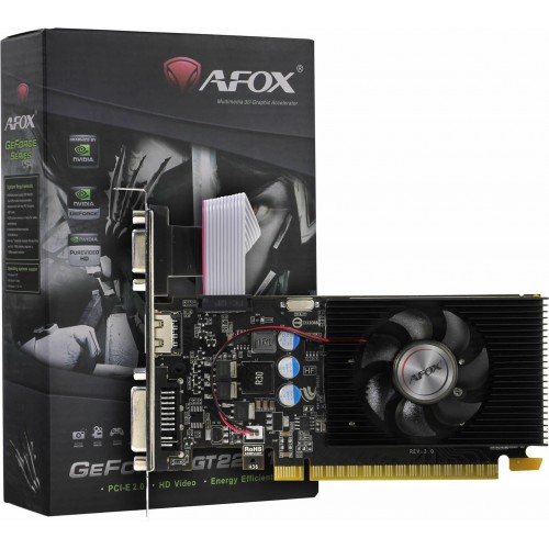 Видеокарта AFOX GeForce GT 220 1GB (AF220-1024D3L2), Retail 9