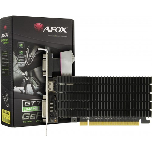 Видеокарта AFOX GeForce GT 710 2GB (AF710-2048D3L5), Retail 7