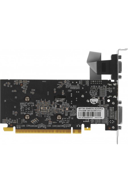 Видеокарта AFOX GeForce GT 730 2GB (AF730-2048D3L5), Retail 1