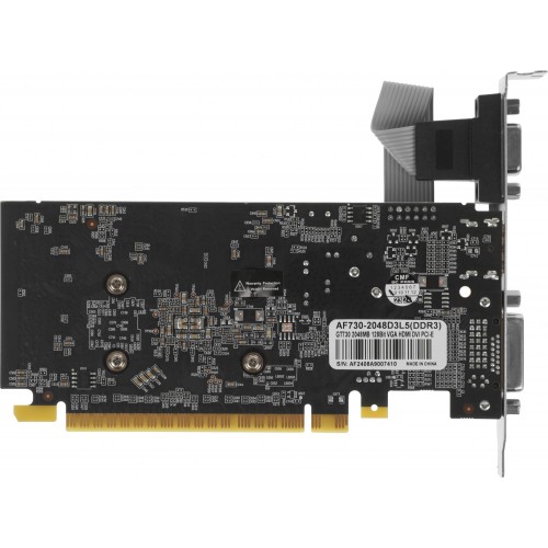 Видеокарта AFOX GeForce GT 730 2GB (AF730-2048D3L5), Retail 3