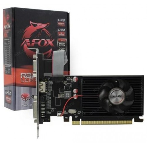 Видеокарта AFOX Radeon R5 220 1GB (AFR5220-1024D3L5), Retail 1