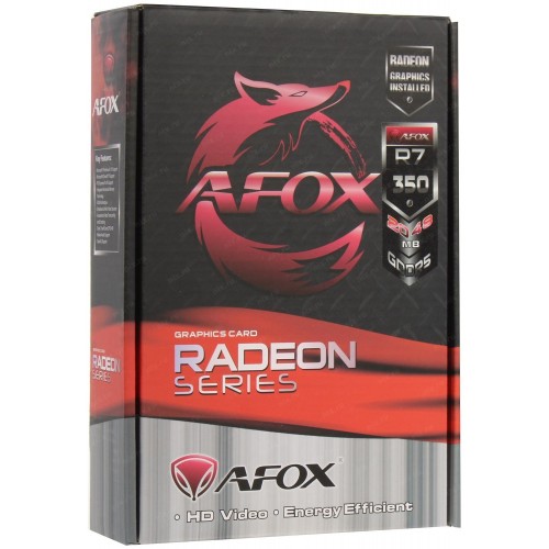 Видеокарта AFOX Radeon R7 350 2GB (AFR7350-2048D5H4-V3), Retail 6