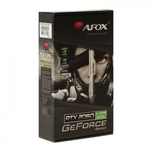 Видеокарта AFOX RTX2060 6GB (AF2060-6144D6H4-V2), Retail 8