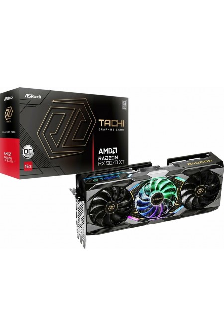 Видеокарта ASRock AMD Radeon RX 9070 XT Taichi 16GB OC (RX9070XT TC 16GBO), Retail 6