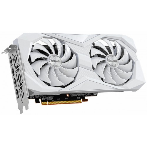 Видеокарта ASRock Radeon RX 6600 Challenger White 8GB (RX6600 CLW 8G), Retail 8