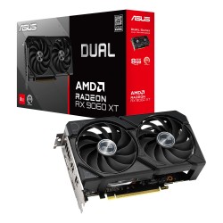 Видеокарта ASUS AMD Radeon RX 9060 XT 8GB (DUAL-RX9060XT-8G) (90YV0MI1-M0NA00), Retail