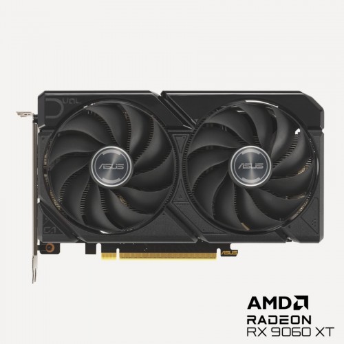 Видеокарта ASUS AMD Radeon RX 9060 XT 8GB (DUAL-RX9060XT-8G) (90YV0MI1-M0NA00), Retail 3