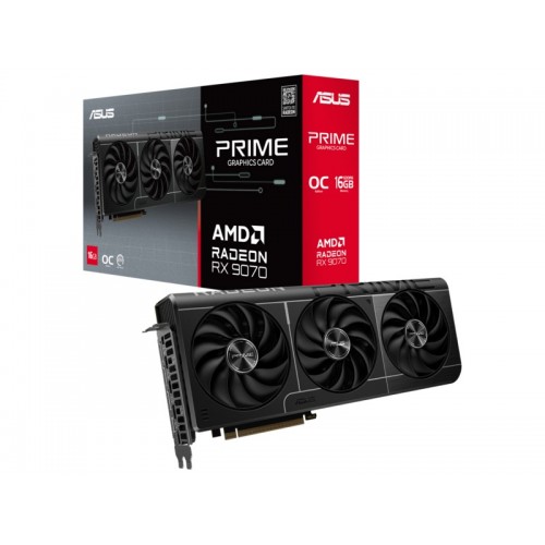 Видеокарта ASUS AMD Radeon RX 9070 16GB OC (PRIME-RX9070-O16G) (90YV0LI1-M0NA00), Retail 1