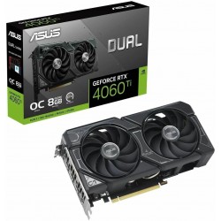 Видеокарта ASUS Dual GeForce RTX 4060 Ti DUAL-RTX4060TI-O8GB (90YV0J40-M0NA00), Retail