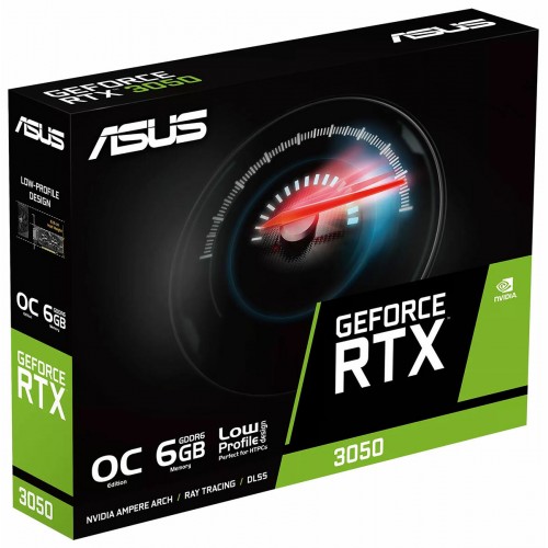 Видеокарта ASUS GeForce RTX 3050 LP BRK 6GB OC (RTX3050-O6G-LP-BRK),(90YV0KQ0-M0NA00), Retail 2