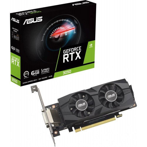 Видеокарта ASUS GeForce RTX 3050 LP BRK 6GB OC (RTX3050-O6G-LP-BRK),(90YV0KQ0-M0NA00), Retail 8