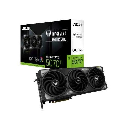 Видеокарта ASUS GeForce RTX 5070 TI OC Edition 16GB (TUF-RTX5070TI-O16G-GAMING) (90YV0MD0-M0NA00), Retail 1