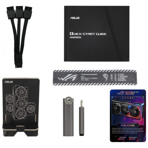 Видеокарта ASUS nVidia GeForce RTX 4070 Ti 12GB (ROG-STRIX-RTX4070TI-12G-GAMING) (90YV0II1-M0NA00), Retail 3