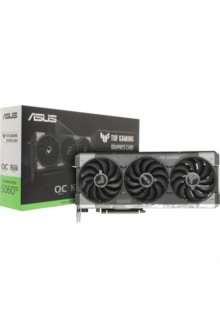 Видеокарта ASUS nVidia GeForce RTX 5060 Ti 16GB (TUF-RTX5060TI-O16G-GAMING) (90YV0MG0-M0NA00), Retail 